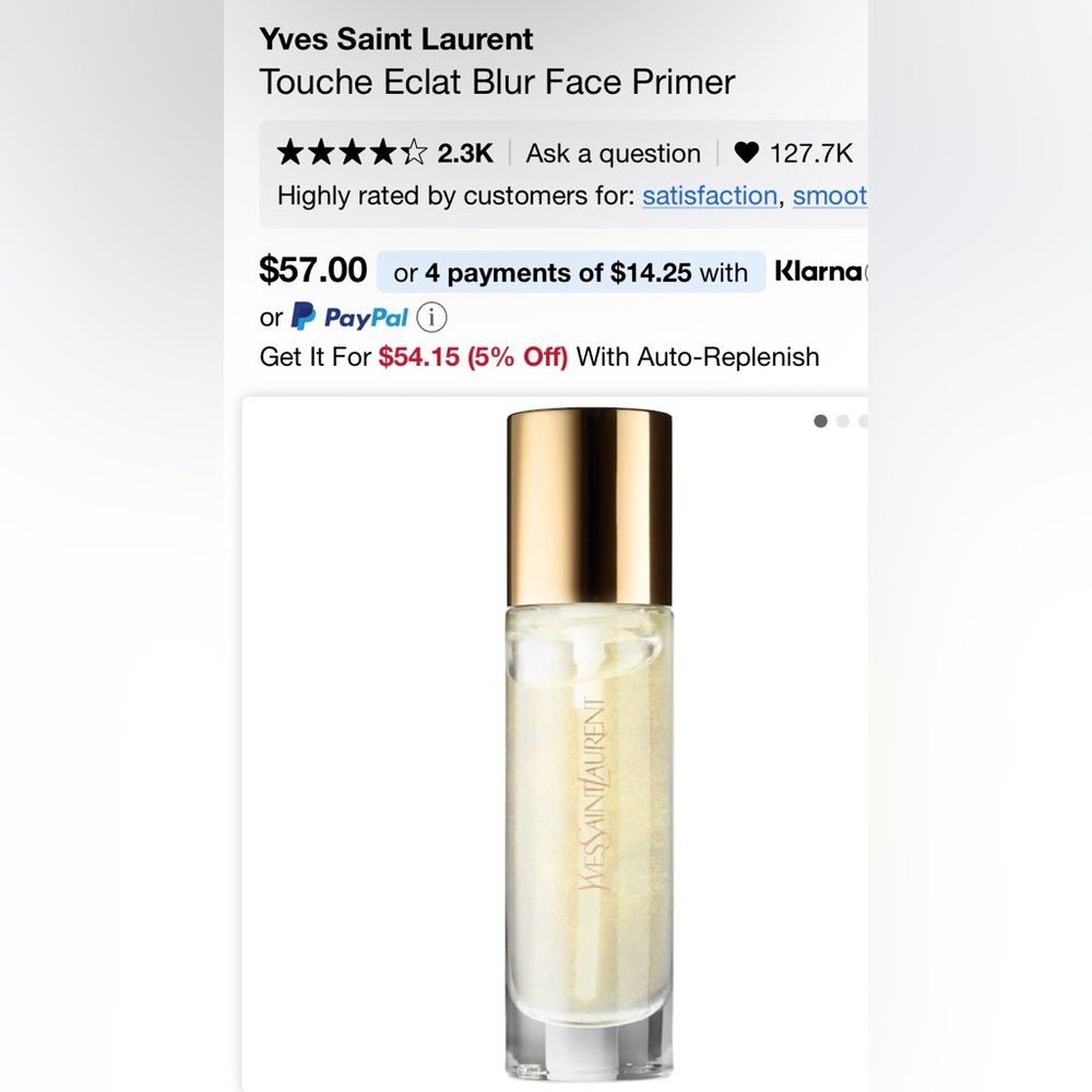 Yves Saint Laurent makeup primer